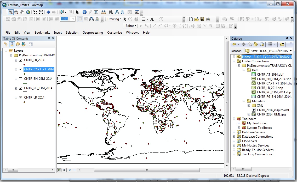 Shapefiles e dados GIS de Portugal