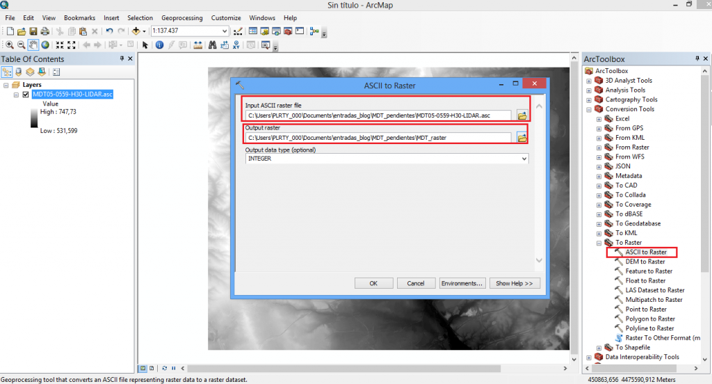 How to create a slope Map from a Digital Terrain Model in ArcGIS