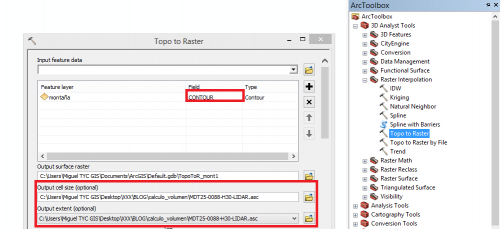 Calculating the volume of a surface using ArcGIS
