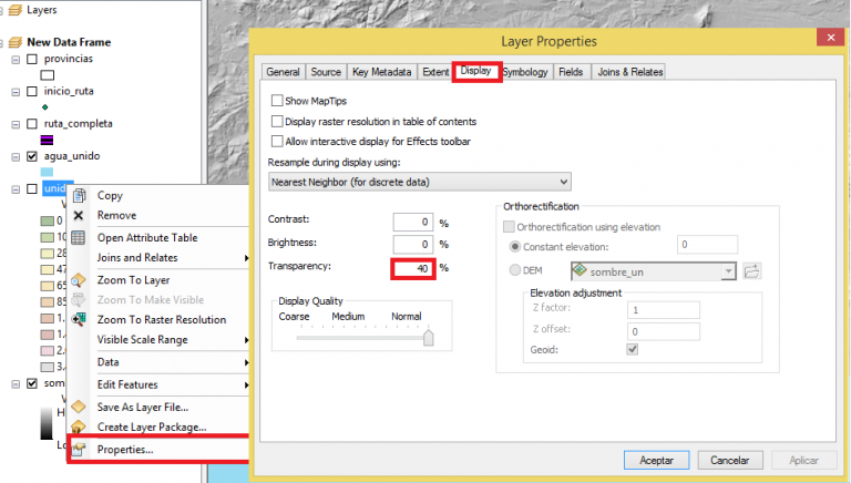 Tips for a beautiful presentation in ArcGIS. nº1 Map Relief - GIS ...
