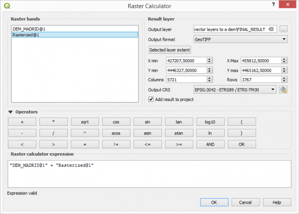 Incorporate vector data into a Digital Elevation Model using QGIS 3.0