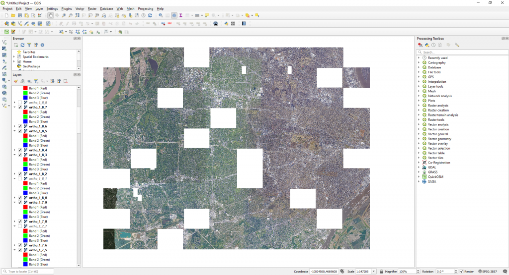 QGIS quản lý lớp raster là công cụ không thể thiếu trong xử lý dữ liệu địa lý. Hãy tham khảo hình ảnh để hiểu rõ hơn về tính năng cơ bản của nó!
