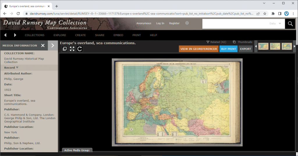 David Rumsey Historical Map Collection